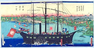 戊辰戦争の様子を描いた錦絵