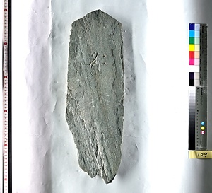 板碑（祇園城跡小山市民病院地点出土品）報告書No.63