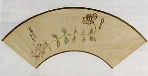 黒百合　松浦武四郎筆