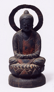 伝目定作　釈迦如来坐像