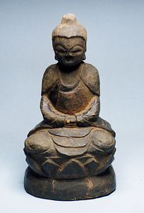 伝目定作　釈迦如来坐像