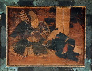 川汲稲荷神社奉納絵馬『楠木正成正行父子桜井驛の別れの図』