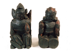 伝目定作　恵比須大黒神像