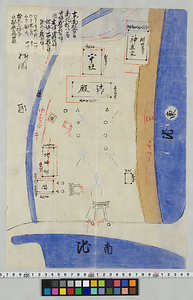 〔熱田神社建物配置図〕