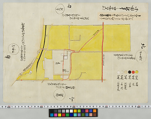 〔高見村絵図〕