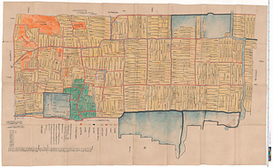 大和川掘鑿以前城連寺村村図
