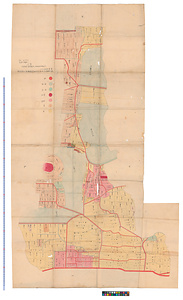 〔西大塚村地租改正地引絵図〕
