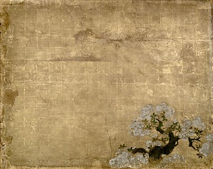 黒書院二の間北長押上貼付 