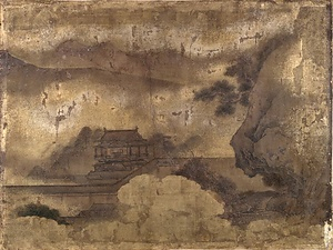 黒書院二の間西長押上貼付南より3