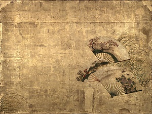 黒書院四の間西長押上貼付北より2