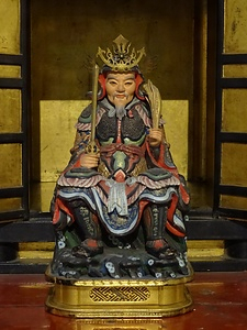 弘前城館神稲荷神倚像