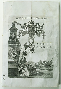 農耕女神像（銅版画見本帖十二図）