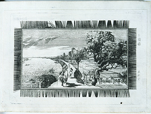 三囲図（銅版画東都名所図二十五図）