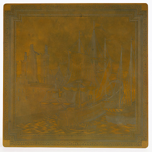 「ザウデル・ゼー」「西洋帆船図」原版