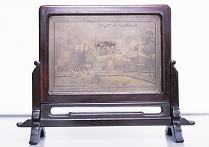 「西洋港風景図」原版