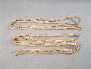 徳川家康御譲品　白麻上帯（細）