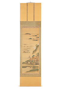 岡部洞水筆　農耕図