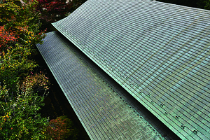 銅御殿 銅葺屋根