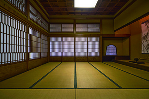 銅御殿 書院 障子組子