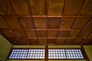 銅御殿 二階応接室 天井
