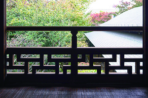 銅御殿 三階応接室 高欄