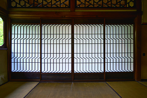 銅御殿 三階応接室 障子組子（襖）