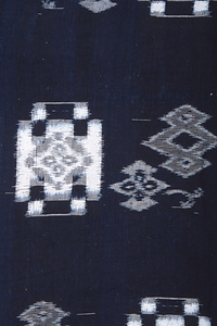 夜具地（部分）　松皮菱と幾何文