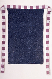 前掛　麻の葉文