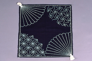 袱紗　菊文・麻の葉文・千鳥つなぎ文