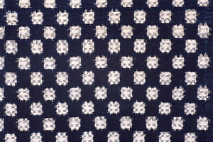 絣布　角つなぎ文