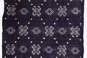 絣布　井桁つなぎ文