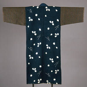 絞り着物（ツヅレ）　桜文