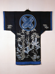 夜着　松竹梅文