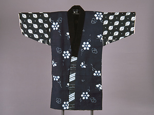 絞り着物（ツヅレ）　花文