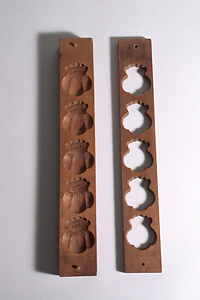 菓子木型　宝袋文