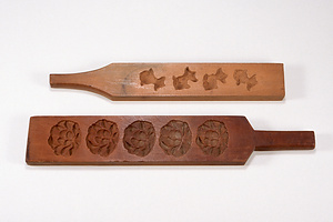 落雁型　金魚文