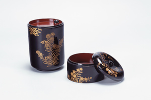 秋草文蒔絵弁当