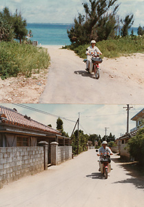 ポストマン(瀬底島での配達)(沖縄本部局)　4-2