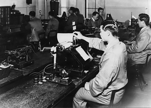 東京中央電信局和文印刷電信機（受信）