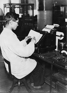 和文印刷受信機操作