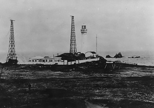 尻矢埼灯台と無線方位信号所