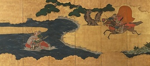 一の谷合戦図屏風