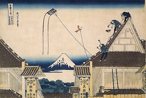 冨嶽三十六景《江都駿河町三井見世略図》