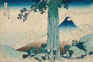 冨嶽三十六景《甲州三嶌越》