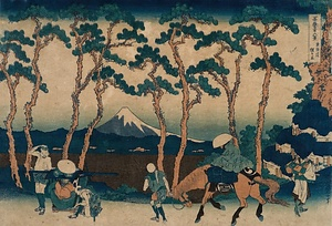 冨嶽三十六景《東海道程ヶ谷》