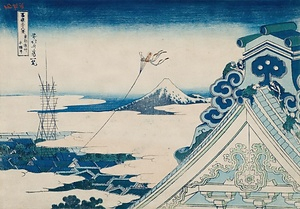 冨嶽三十六景《東都浅艸本願寺》