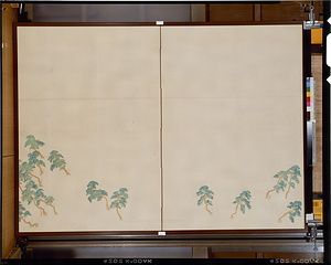 式服裾模様下図（松）