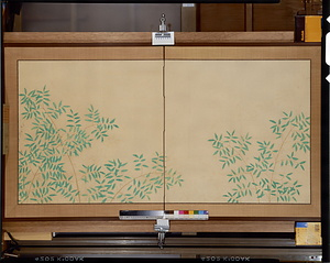 式服裾模様下図（竹）