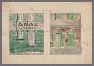 「欲望という名の電車」　舞台装置図