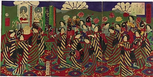 蚕の当り春駒踊